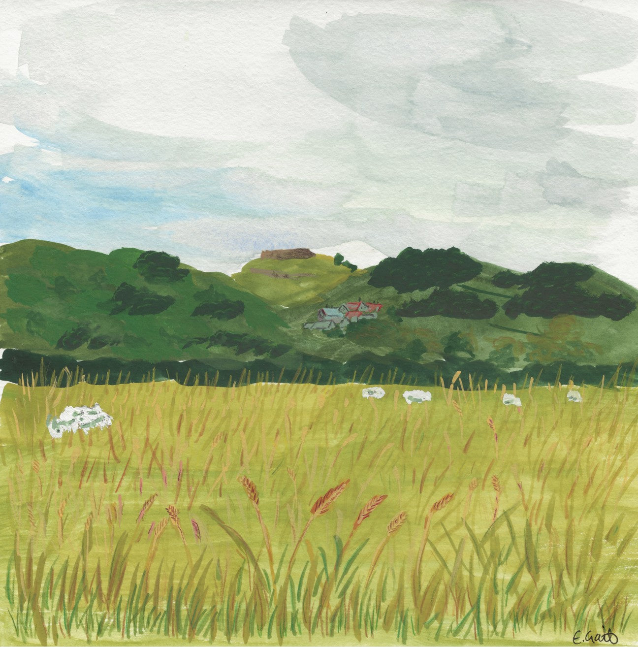 Higger Tor, Peak District Print