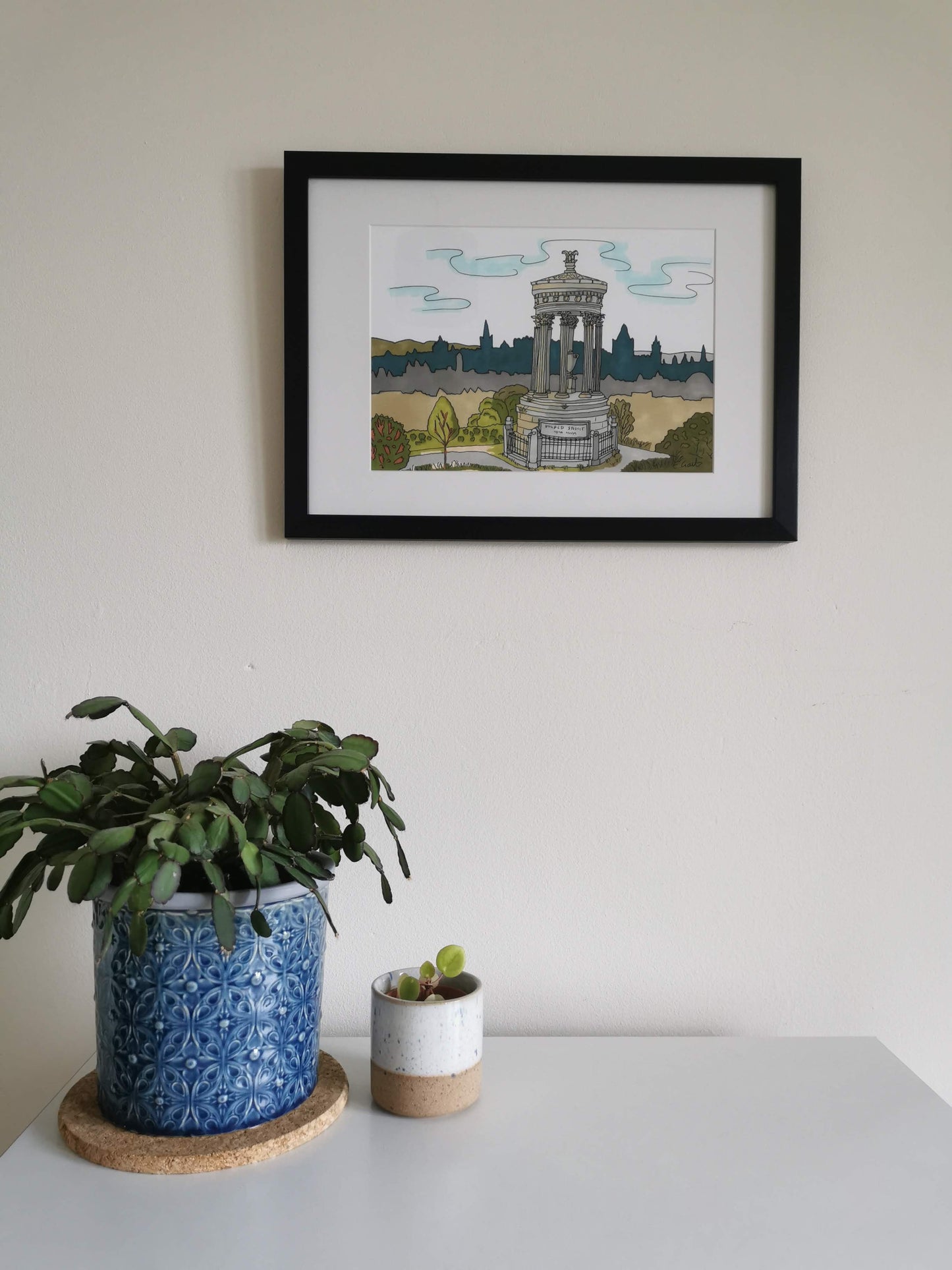Print Calton Hill - Illustration - Giclée Print