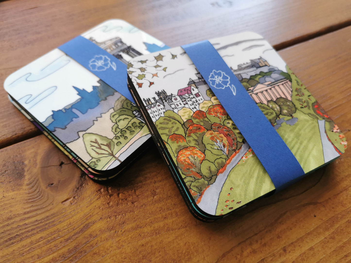 Coaster Set of 6 - Edinburgh and Scotland Designs