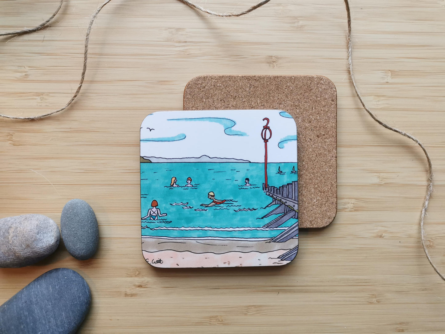 Coasters - Edinburgh and Peak District Designs
