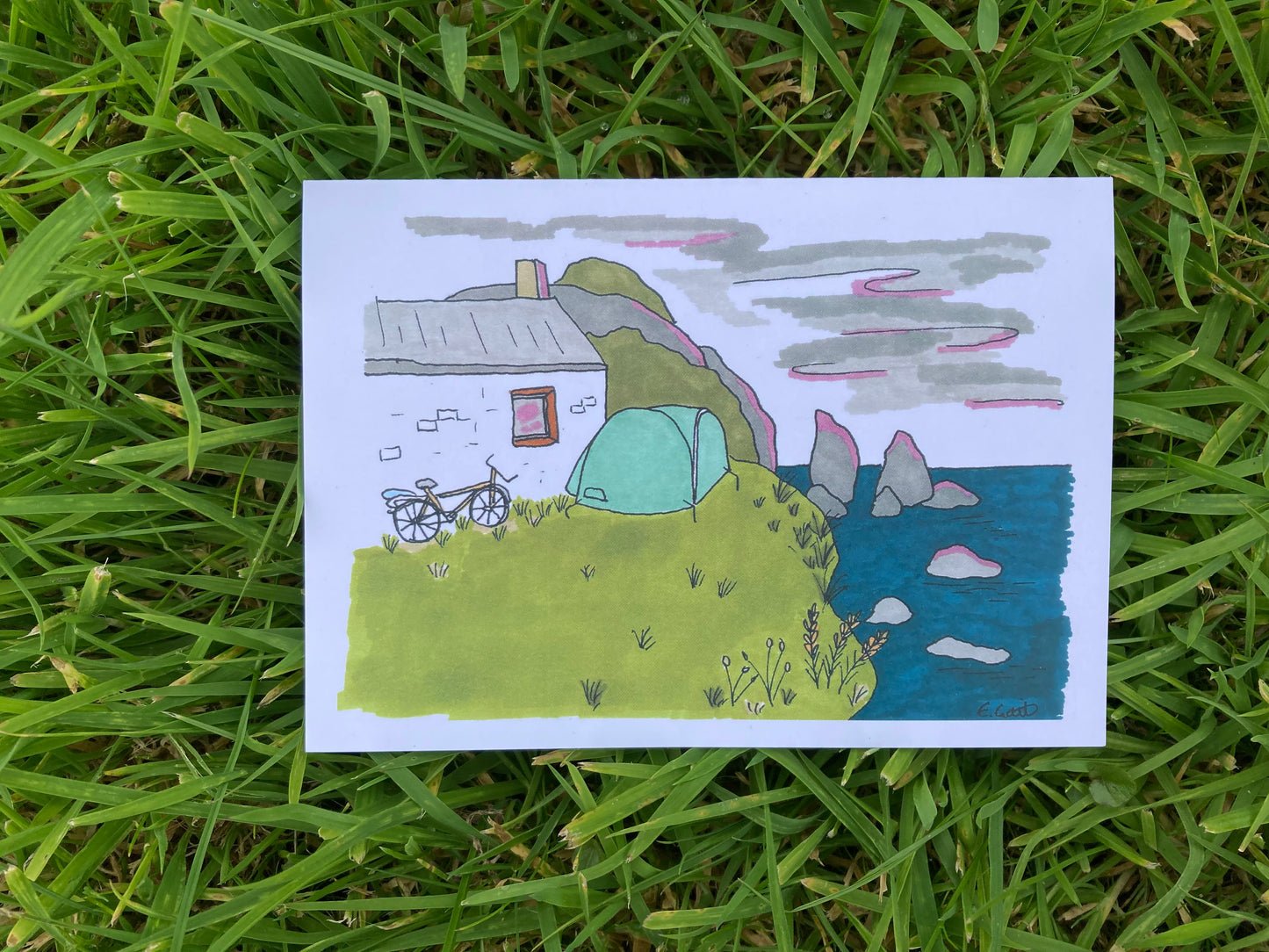 Wild Camping Scotland Greeting Card