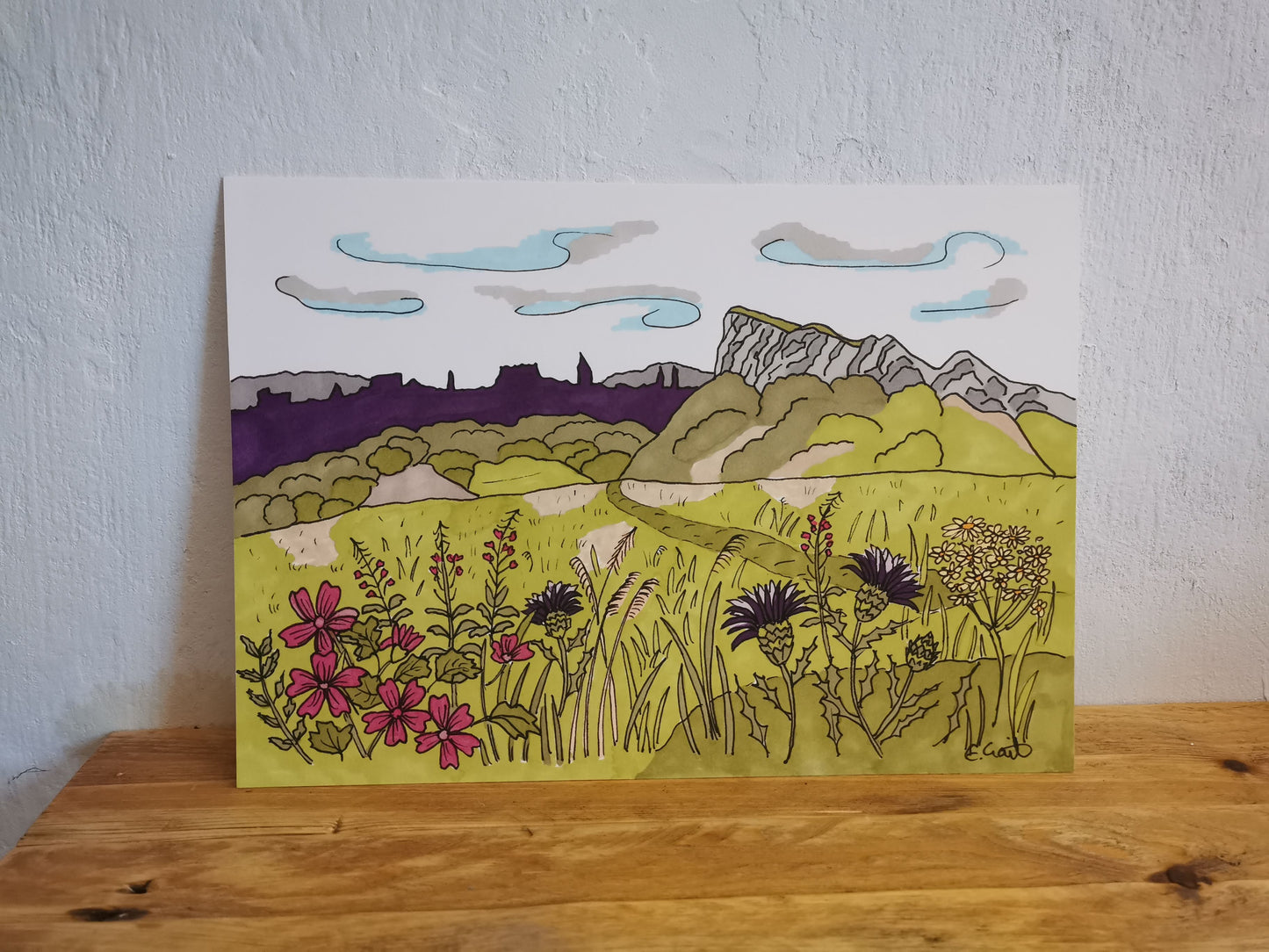 Salisbury Crags - Giclée Print